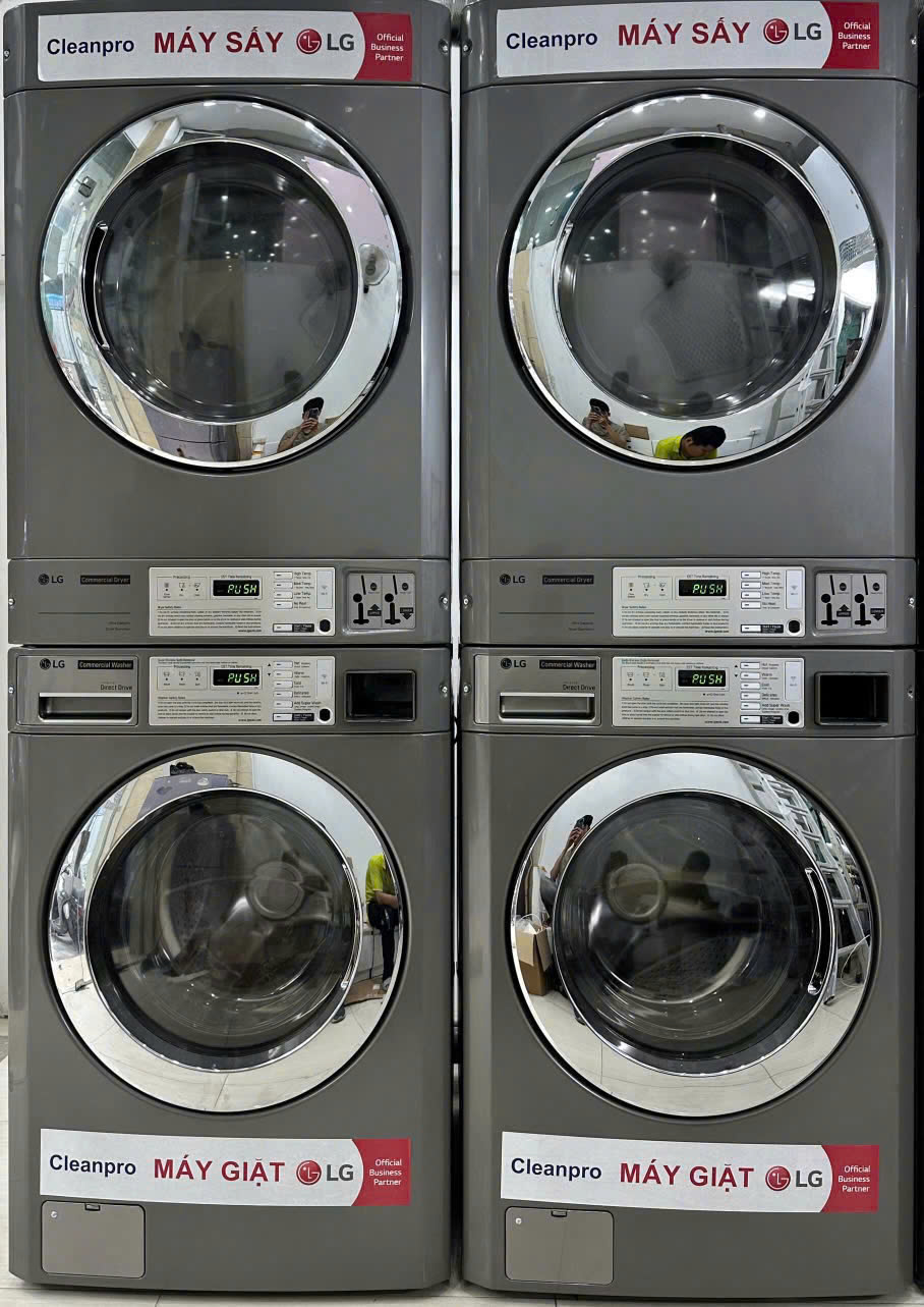 Cặp máy giặt sấy LG