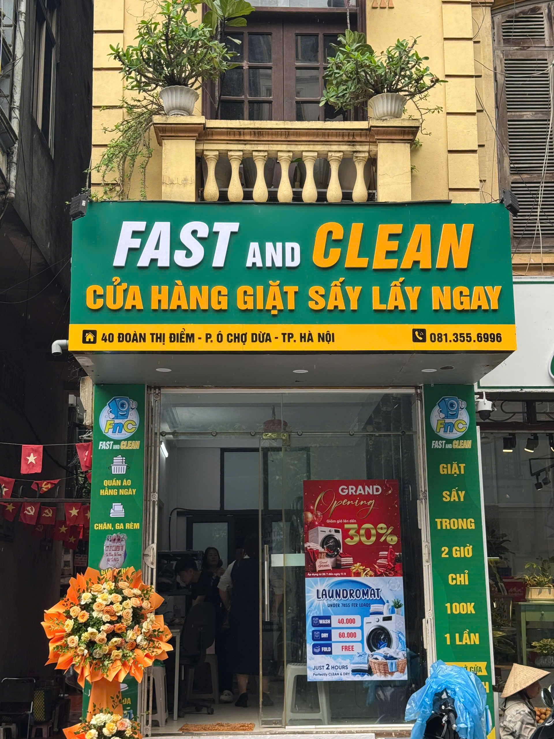 Fast and Clean tiếp tục mở rộng chuỗi cửa hàng giặt sấy – Đầu tư bài bản, quy trình chuyên nghiệp, chất lượng đồng bộ